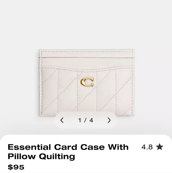 Like New Coach Tabby 20 With Quilted Card Case And Learher Cleaner - Picture 1 of 7